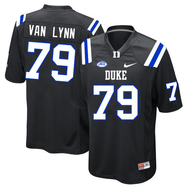 Duke Blue Devils #79 Carson Van Lynn College Football Jerseys Sale-Black